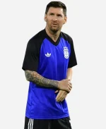 Lionel Messi 2026 World Cup Jordan Vs Argentina Royal Blue And Black Jersey
