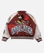 Mickey Mouse Wolves Club Rudy Letterman Jacket