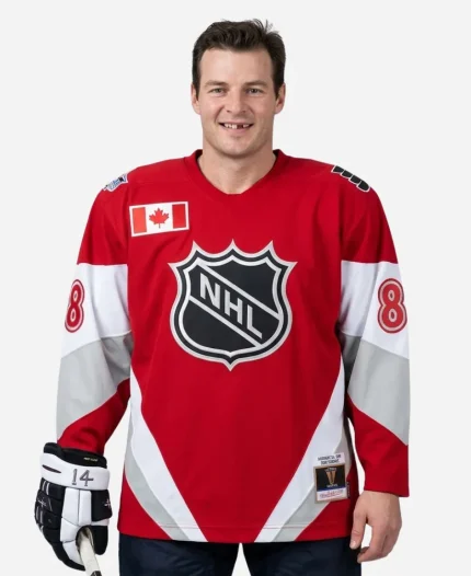 Mitchell & Ness Eric Lindros 1999 NHL All-Star Game Full Sleeves Red jersey