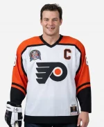 Mitchell & Ness Eric Lindros Philadelphia Flyers 1996-97 White & Orange Jersey
