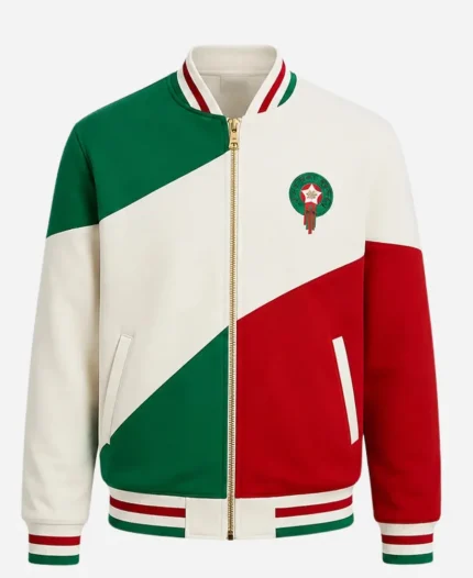 Morocco FIFA World Cup 2026 Zip Up Colorblock Track Jacket