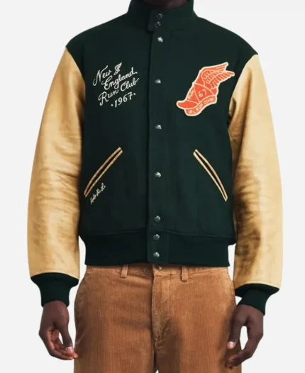 New England Polo Ralph Lauren Letterman Varsity Jacket