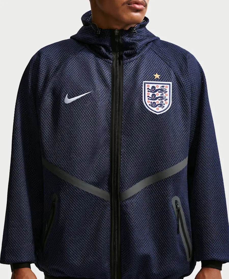 Nike England FIFA World Cup 2026 Anthem Jacket FIFA World Cup 2026 England Anthem Jacket - Navy Blue