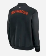 Nike Giants Dugout San Francisco Dugout Black Bomber Full Sleeves Jacket