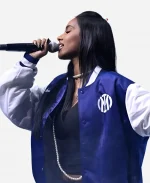  Nike Inter Milan Fanatics Fest New York City Blue Varsity Jacket