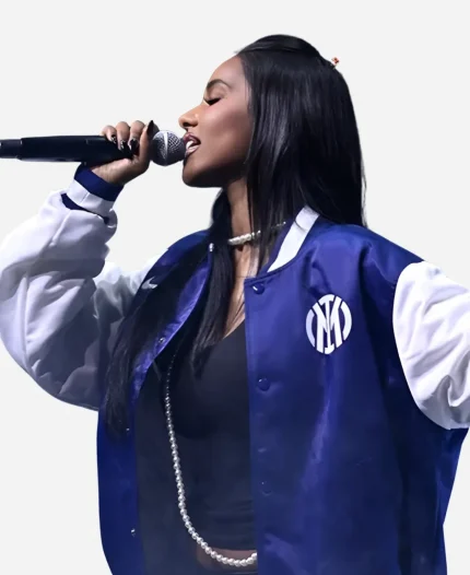  Nike Inter Milan Fanatics Fest New York City Blue Varsity Jacket