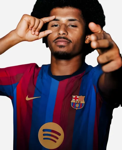 Nike Karim Adeyemi Barcelona FC 2031 German Club Print Jersey - Blue & Red