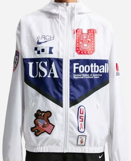 VAA USA White Anthem Jacket