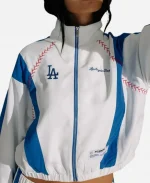 Off Season x MLB Los Angeles Dodgers White Full-Zip Track Jacket