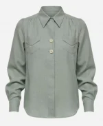 Olivia Wilde The Invite S01 Green Blouse