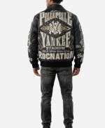 Pelle Pelle Stadium Roc Nation Yankee Jay-Z Leather Jacket