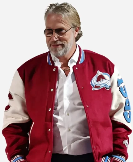 Peter Forsberg Colorado Avalanche’s 30th Anniversary Celebration Maroon Varsity Jacket