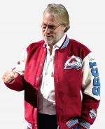  Peter Forsberg Colorado Avalanche’s 30th Anniversary Celebration Varsity Full Sleeves Jacket
