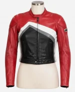 Ignacy Liss TV Series Proud 2026 Filip Raczynski Colorblock Racing Leather Jacket