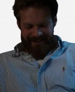 Proud S01 TV-Series Blue Striped Button-Down Shirt