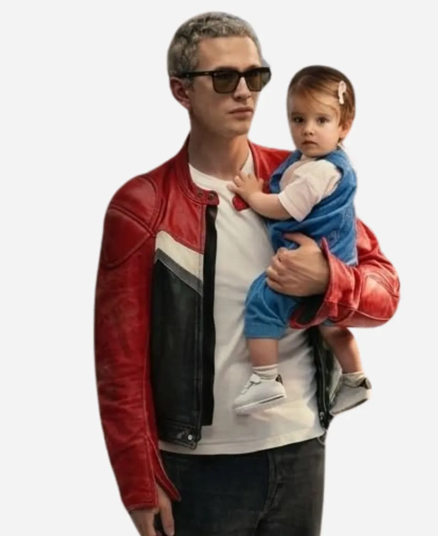 Proud S01 Ignacy Liss Leather Jacket Ignacy Liss Proud 2026 Leather Jacket - Red