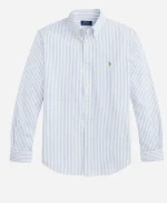 Proud S01 TV-Series Blue Striped Button-Down White Shirt