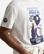 Unisex Polo Ralph Lauren RL x Wimbledon Championships 2026 White Graphic T-Shirt