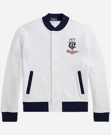 Ralph Lauren RL x Wimbledon 2026 Fleece Baseball Jacket 