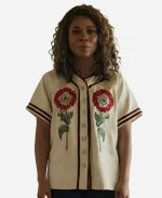Regina Hall Tv Series The Five Star Weekend Season 01 Dru-Ann Jones Floral Printed Top