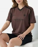 Rihanna FIFA World Cup 2026 Final  Trademark Typography Printed Brown Jersey