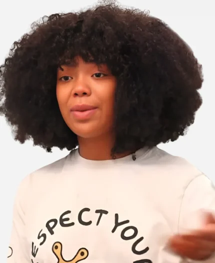 Riley Burruss Next Gen NYC S02 “Respect Mental Health” Graphic White T-Shirt