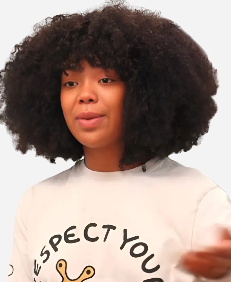 Riley Burruss Next Gen NYC S02 “Respect Mental Health” T-Shirt Riley Burruss Next Gen NYC S02 “Respect Mental Health” Graphic White T-Shirt