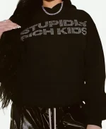 Riley Burruss Next Gen NYC S02 Stupidly Rich Kids Blue Pullover Hoodie