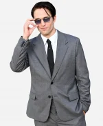 Robert Pattinson The Odyssey World Premiere Blazer - Grey