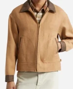 The Odyssey 2026 london Photocall Robert Pattinson Jacket