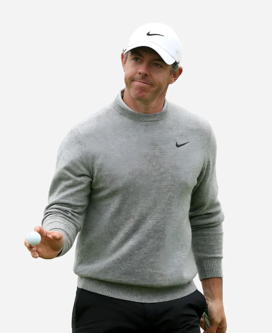 Rory McIlroy Nike Genesis Scottish Open Grey Sweatshirt Rory McIlroy Genesis Scottish Open Sweatshirt