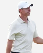 Rory McIlroy The 154th Open Championship 2026 Nike Off White Polo T-Shirt