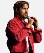Ryan Gosling SDCC 2026 Marvel Ghost Rider Red Denim Jacket