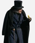 Ebenezer A Christmas Carol Johnny Depp Black Coat