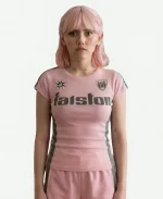 Scarlett Rayner Trying S05 Princess Pink T-Shirt