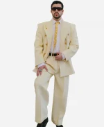 Schiaparelli FW 26 Bad Bunny Yellow Suit