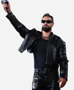 Seth Rollins Fanatics Fest New York City Kick-off Show HQ Leather Jacket