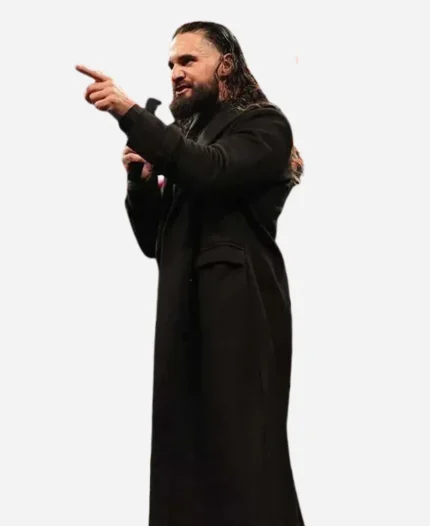 Monday Night RAW 2026 Seth Rollins Black Coat