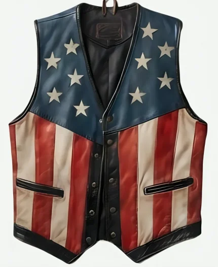 Shaboozey USA Independence 2026 American Flag Vest