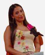 Shakira Khan Love Island The Debrief S01 Flower Tank Top