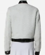 Shannon Beador Real Housewives of OC S20 Patent Leather Sherpa Jacket