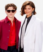 Spider Man New Day 2026 Photocall NYC Zendaya White Blazer