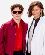 Spider Man New Day Photocall NYC Tom Holland Red Jacket