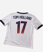 Paris Saint-Germain Spider-Man 2026 Tom Holland 17 White Jersey