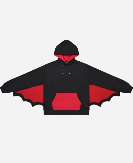 Unisex Steady Hands Bat Wing Pullover Hoodie