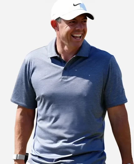 The 154th Open Championship 2026 Rory McIlroy Blue Polo Shirt