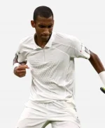 The Championships Wimbledon Felix Auger Aliassime White Shirt