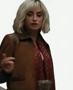 The Invite 2026 Piña Brown Suede Leather Jacket