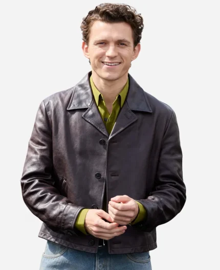 Tom Holland 2026 London Photocall Brown Leather