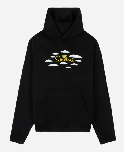 The Simpsons x Shoe Palace Clouds Mens Lifestyle Black Hoodie Front